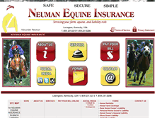 Tablet Screenshot of equineinsurance.com